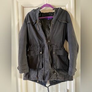Madden Girl Charcoal Utility Jacket